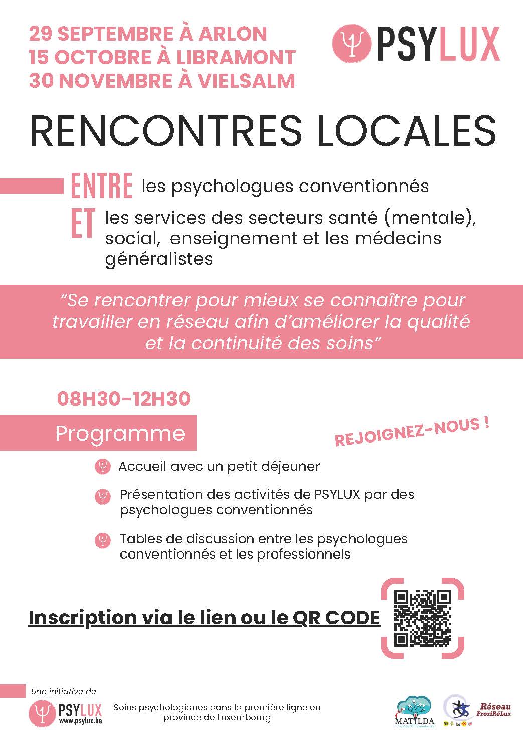 Image illustrant l’article: Rencontres locales psylux Arlon